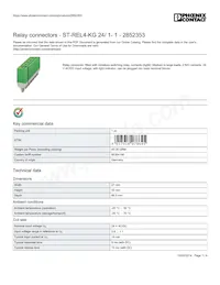 2852353 데이터 시트 표지