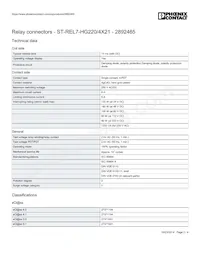 2892465 Datasheet Pagina 2