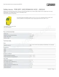 2903243 Datasheet Cover