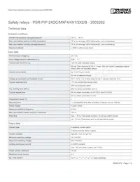 2903262 Datasheet Pagina 2