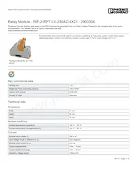 2903304 Datasheet Copertura