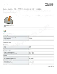 2903336 Datasheet Copertura