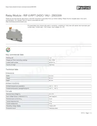 2903359 Datasheet Copertura