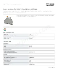 2903368 Datasheet Cover