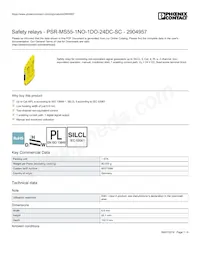 2904957 Datasheet Cover