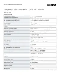 2904957 Datasheet Pagina 2