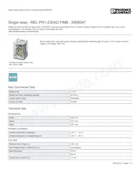 2908047 Datasheet Copertura