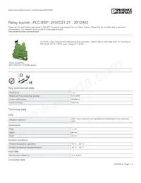 2912442 Datasheet Copertura