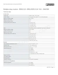 2942399 Datasheet Pagina 2