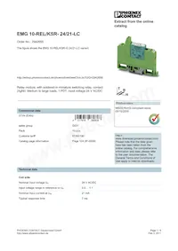 2942658 Datasheet Copertura