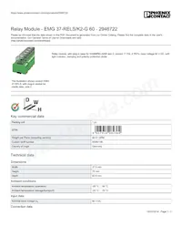 2946722 Datasheet Copertura