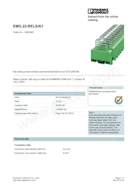 2950365 Datasheet Copertura