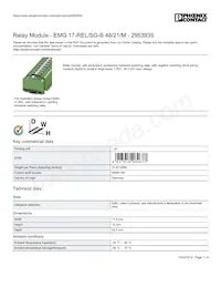 2953935 Datasheet Copertura