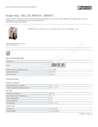 2960012 Datasheet Copertura