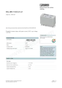 2961202 Datasheet Copertura