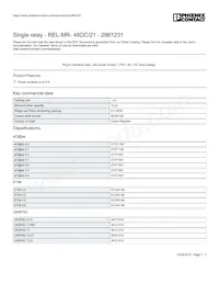 2961231 Datasheet Cover