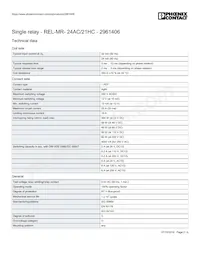 2961406 Datasheet Pagina 2