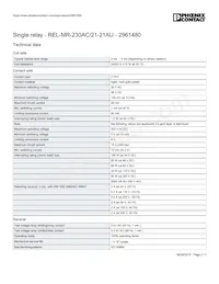 2961480 Datasheet Page 2