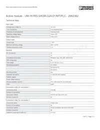 2962382 Datasheet Pagina 2