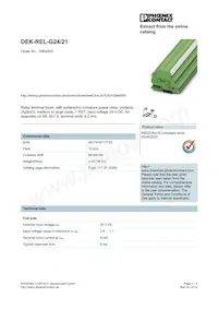 2964500 Datasheet Copertura