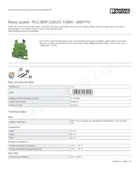 2967170 Datasheet Copertura