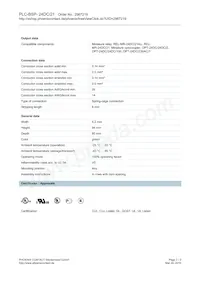 2967219 Datasheet Page 2