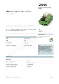 2976187 Datasheet Copertura