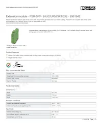 2981842 Datasheet Copertura