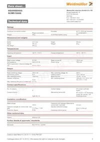 8074650000 Datasheet Page 2