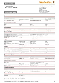 8530701001 Datasheet Page 2