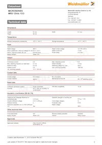 8556070000 Datasheet Page 2