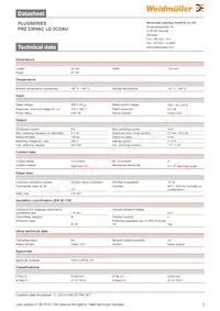 8575950000 Datasheet Page 2