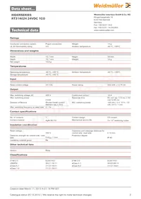 8630780000 Datasheet Pagina 2