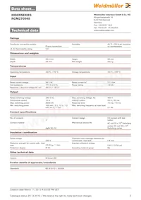 8689780000 Datasheet Page 2