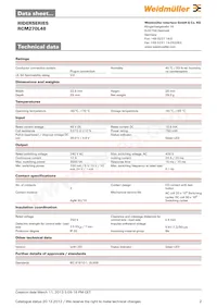 8689890000 Datasheet Page 2