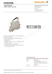 8825970000 Datasheet Cover