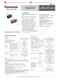 ALZ21B09W Datasheet Cover