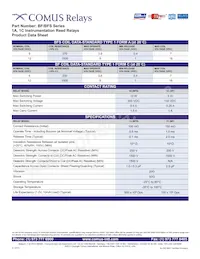 BFS-1A-05C Datasheet Pagina 2