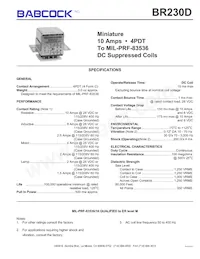BR230D-290B2-28V-021M Datasheet Cover