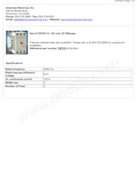 CDC85-12 Datasheet Cover