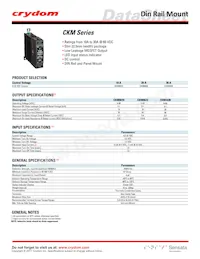 CKM0610 Datasheet Cover