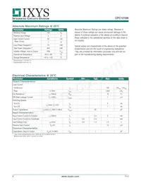 CPC1016N Datasheet Pagina 2