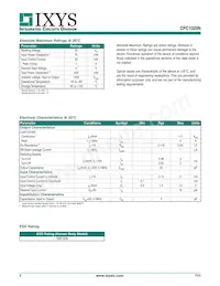 CPC1020N Datasheet Pagina 2