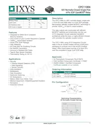 CPC1106NTR Datasheet Cover