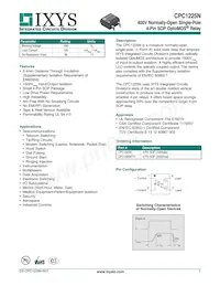 CPC1225N Datasheet Cover