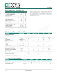 CPC1317P Datasheet Pagina 2