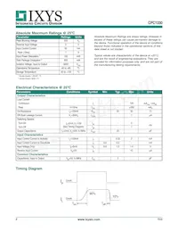 CPC1330GR Datasheet Page 2