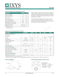 CPC1333GR Datasheet Page 2
