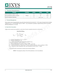 CPC1708J Datasheet Page 3