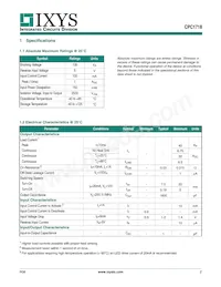 CPC1718J Datasheet Page 2